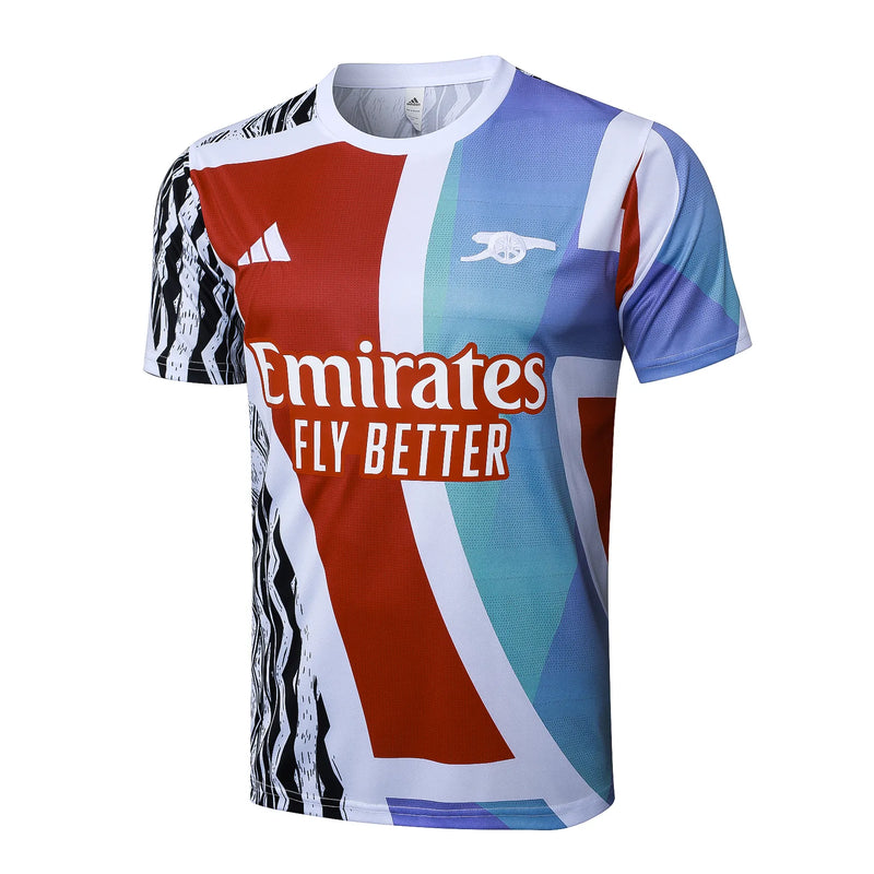 Conjunto Arsenal Treino 24/25 - Vermelho e Azul