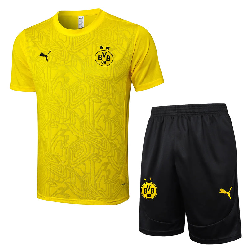 Conjunto Borussia Dortmund Treino 24/25 - Amarelo