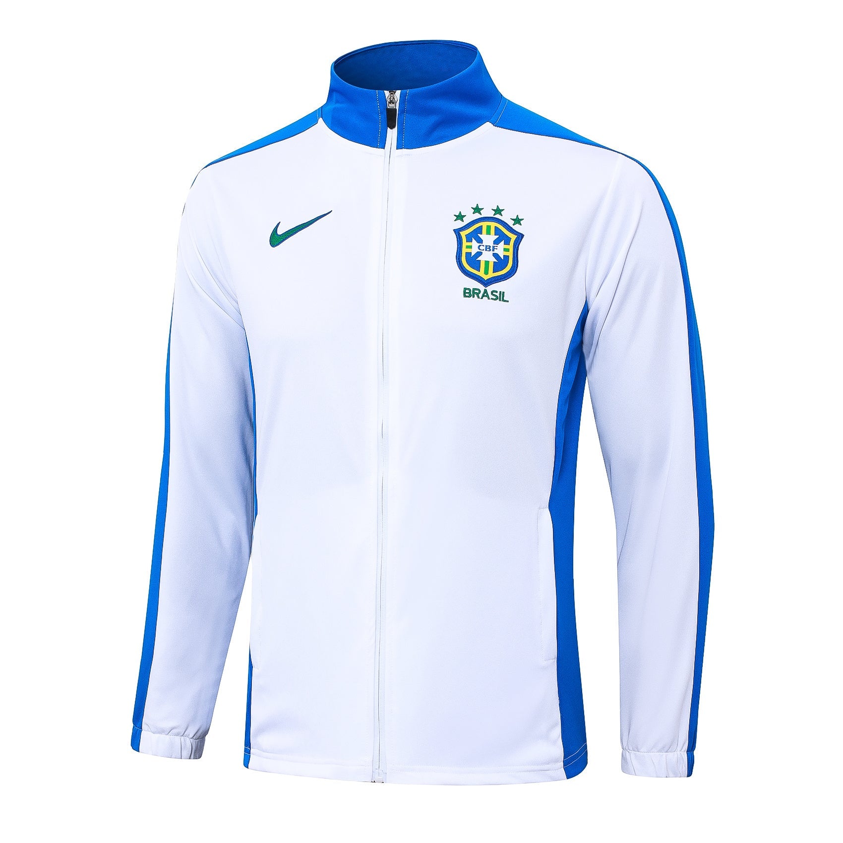 Conjunto Agasalho Treino Brasil 24/25 - Branco