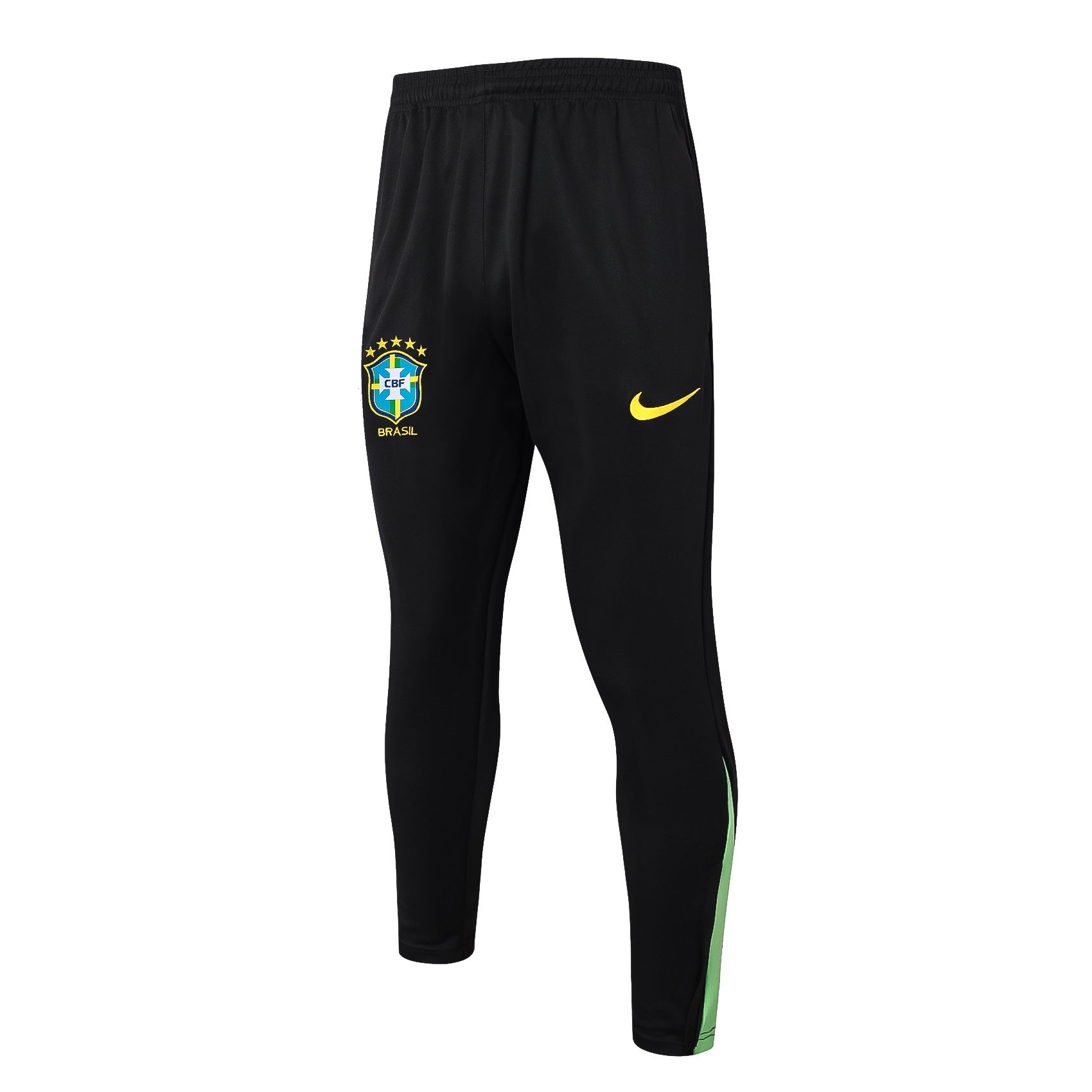 Conjunto Agasalho Treino Brasil 24/25 - Preto e Verde