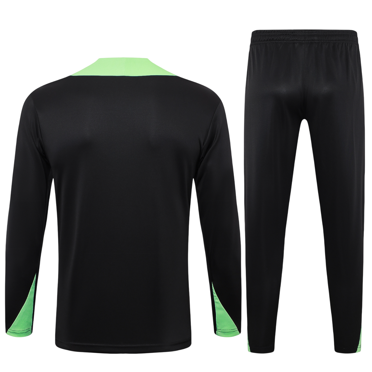 Conjunto Agasalho Treino Brasil 24/25 - Preto e Verde