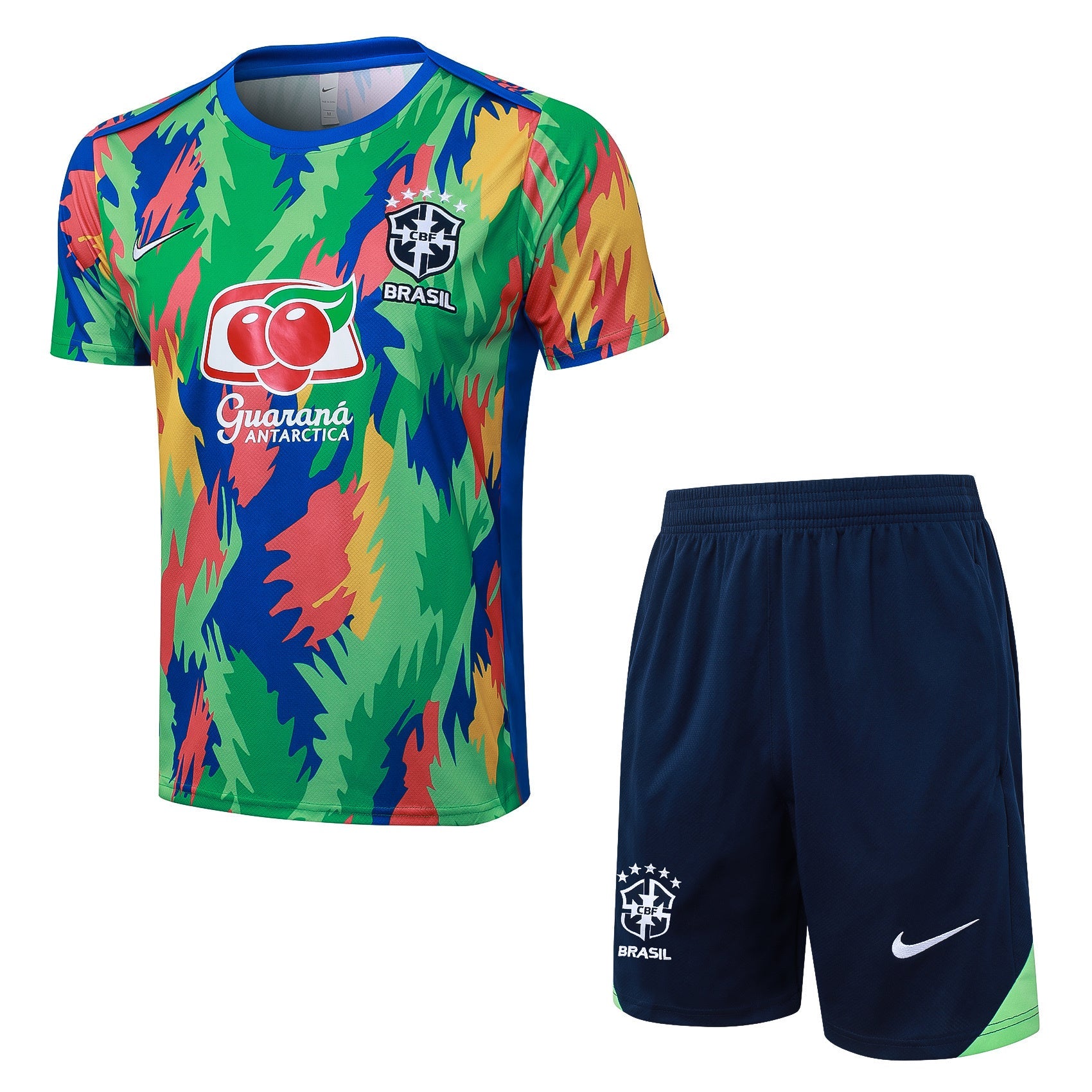 Conjunto Brasil treino 25/26 verde