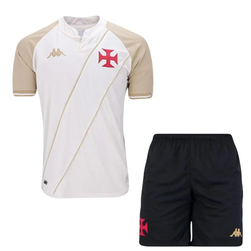 Conjunto Infantil Vasco III 24/25 - Bege
