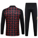 Conjunto Agasalho Treino Manchester United 24/25 - Vermelho e Preto