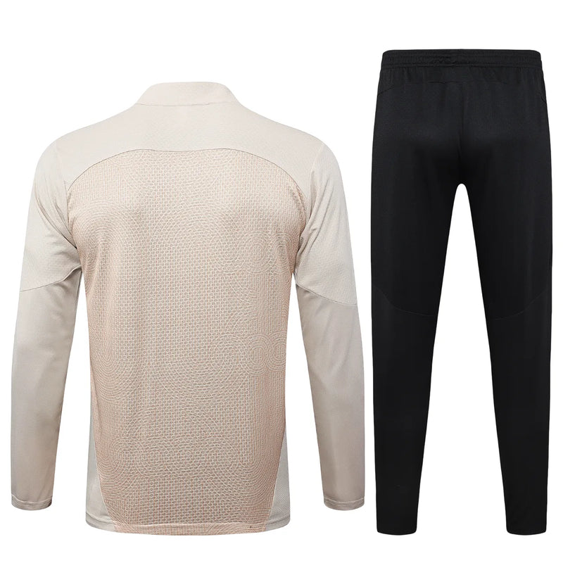 Conjunto Agasalho Treino Milan 24/25 - Bege