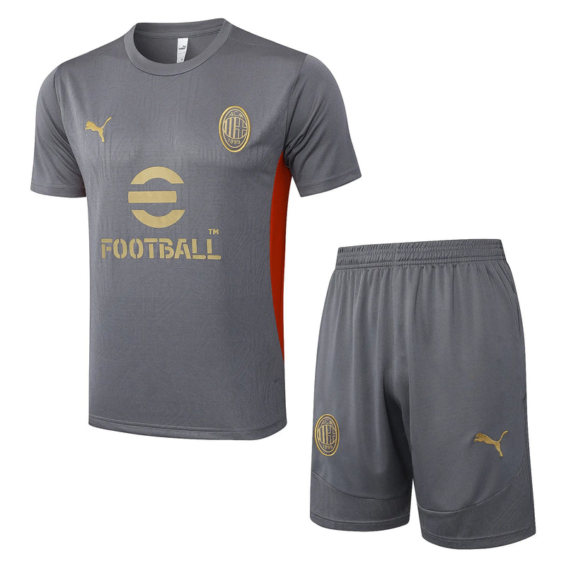 Conjunto Milan Treino 24/25 - Cinza