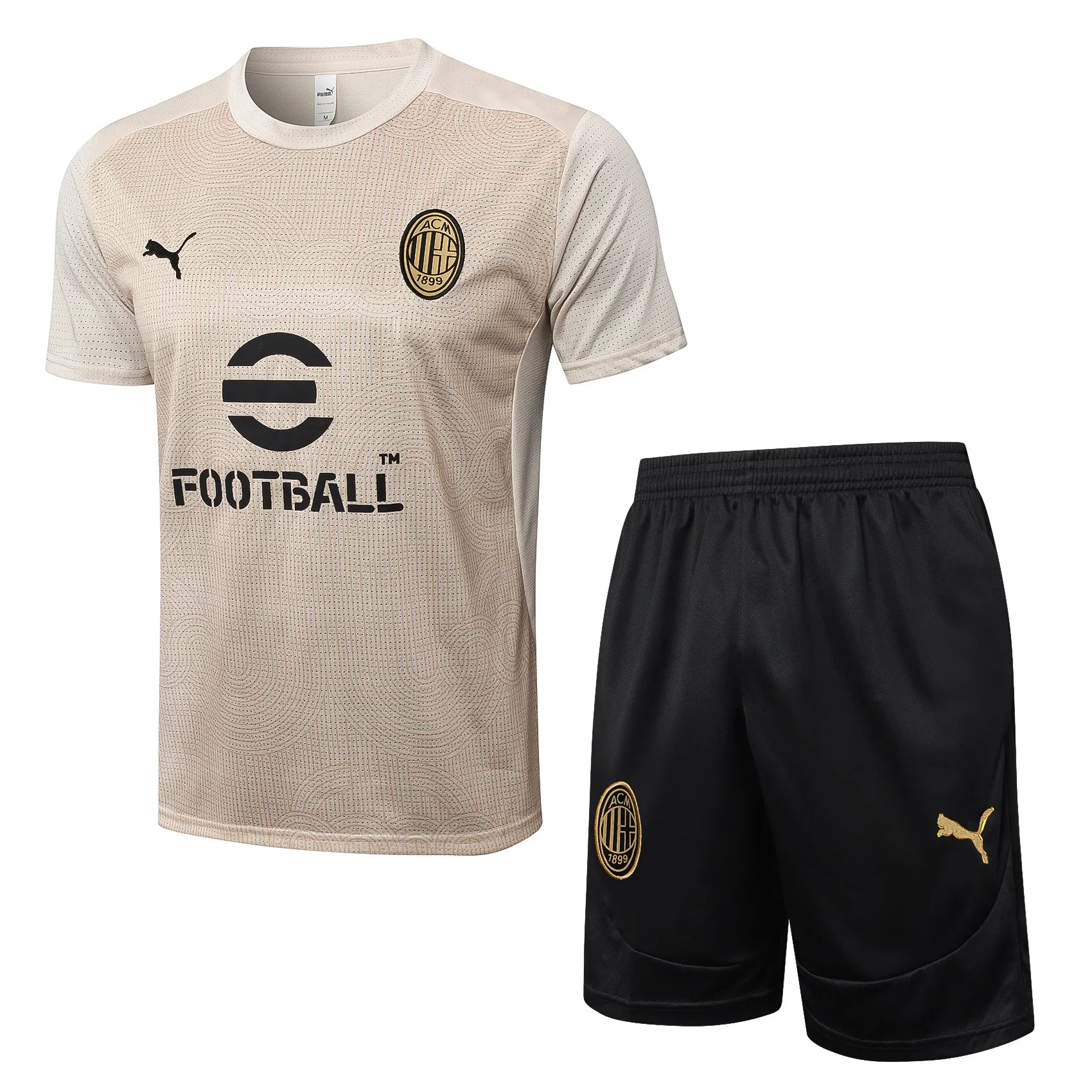 Conjunto Milan Treino 24/25 - Bege