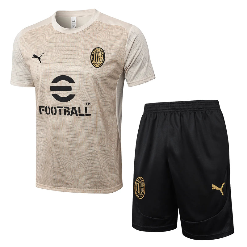 Conjunto Milan Treino 24/25 - Bege