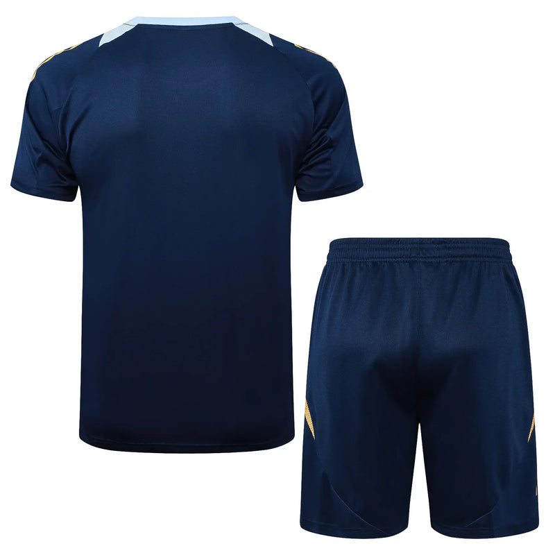 Conjunto Real Madrid Treino 24/25 - Azul Escuro