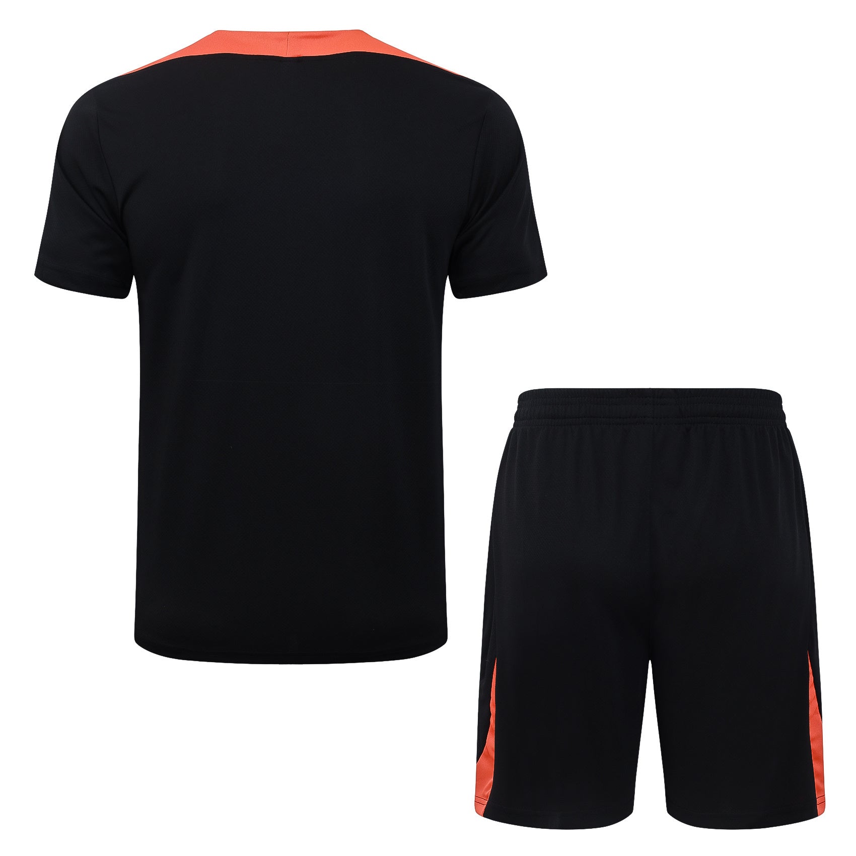 Conjunto Brasil Treino 24/25  - Preto e Laranja