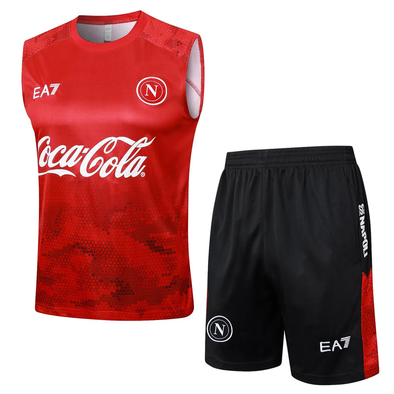 Conjunto Napoli Treino Regata 24/25 - Vermelho