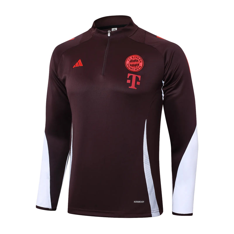 Conjunto Agasalho Treino Bayern de Munique 24/25 - Vinho