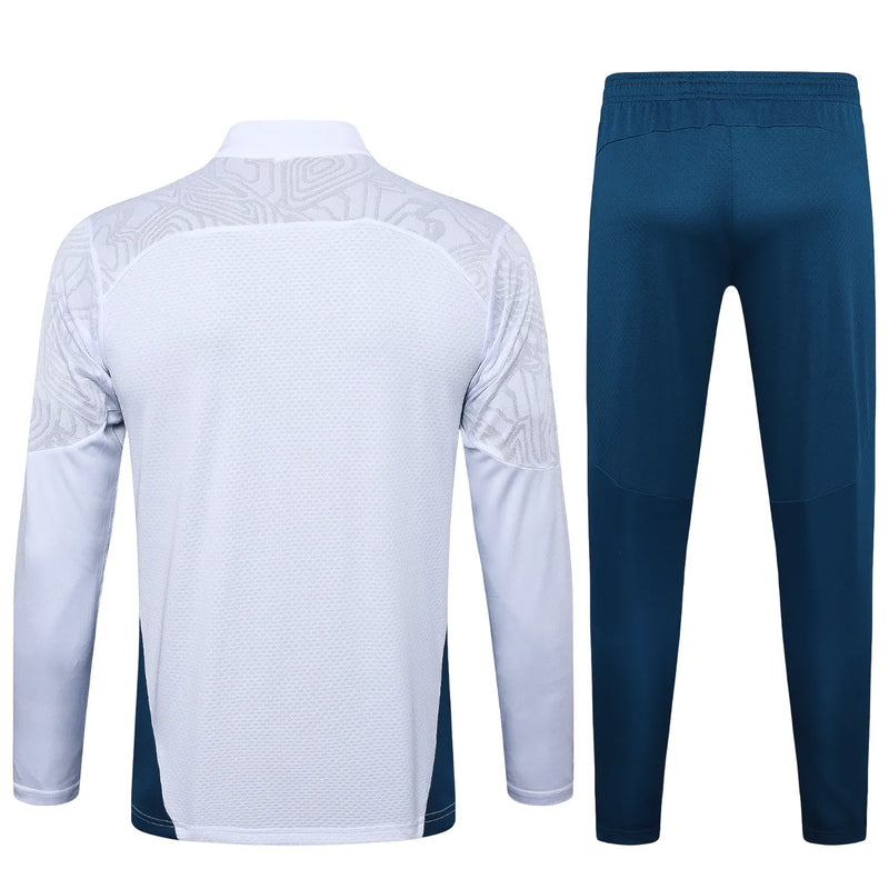 Conjunto Agasalho Treino Olympique de Marseille 24/25 - Branco