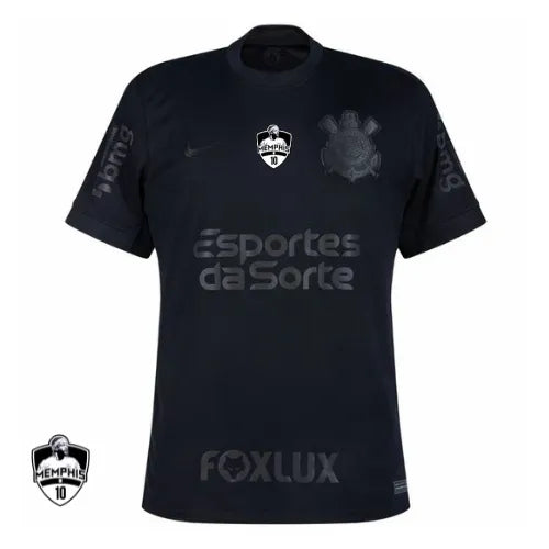 Camisa Corinthians Away 24/25 - Preta #Memphis10