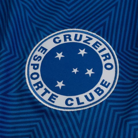 Camisa Cruzeiro Home 25/26 - Azul C/ Patrocínio