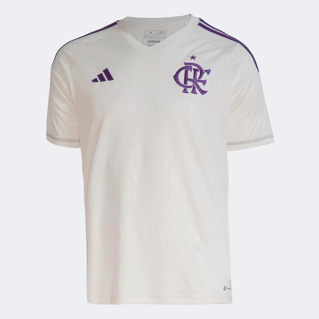 Camisa de Goleiro Flamengo 24/25 Adidas  Branca