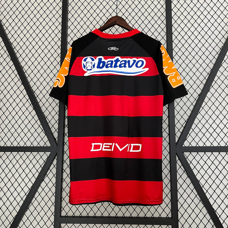 Camisa Flamengo Retrô 2010 - Vermelha e Preta