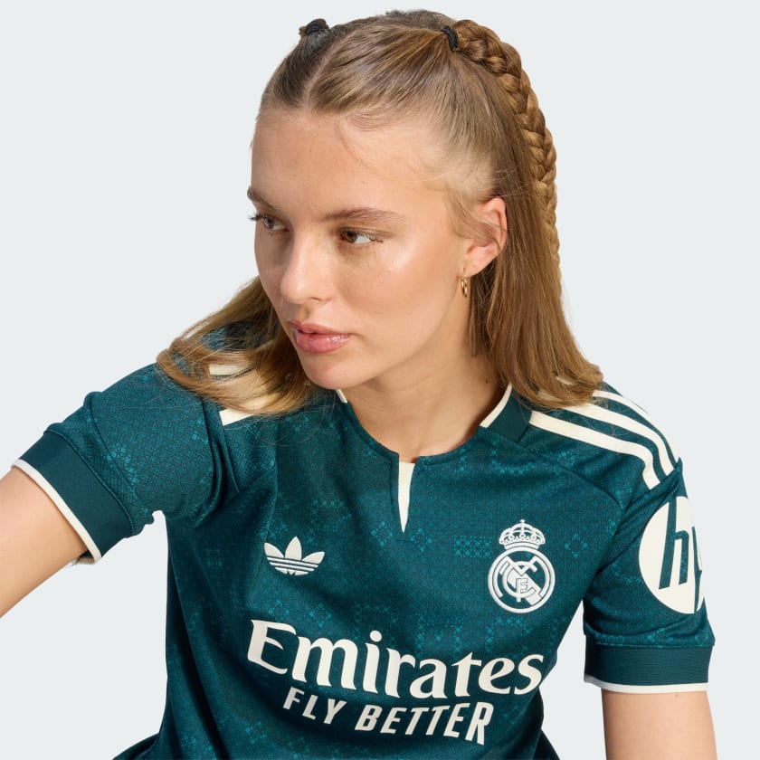 Camisa Real Madrid Away 26/27 s/n Torcedor Adidas Feminina - Verde