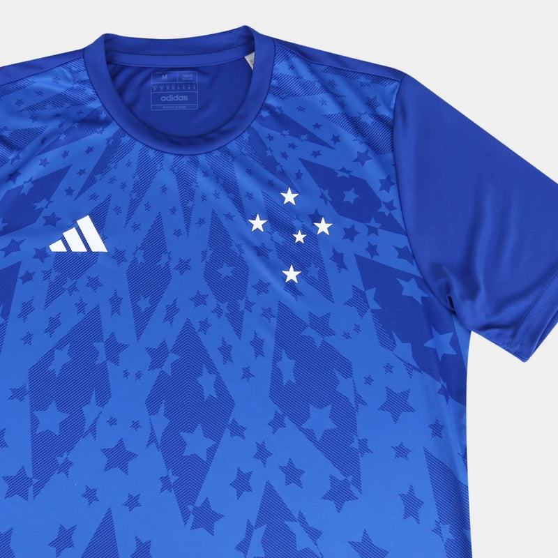 Camisa Cruzeiro Fanshirt 24/25 Adidas Masculina - Azul