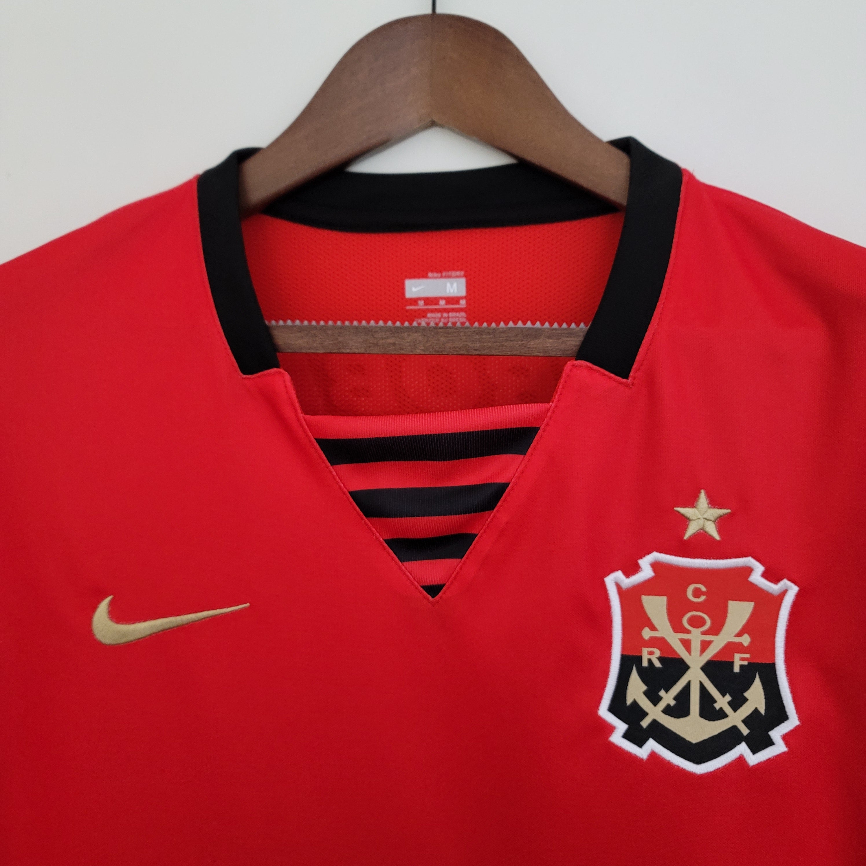 Camisa Flamengo Retrô 2007/08 Branca  Vermelho e Preto