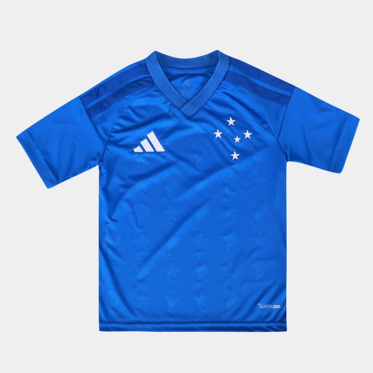 Kit Infantil Cruzeiro I 2026/27 Azul Camisa e Shorts - vista frontal