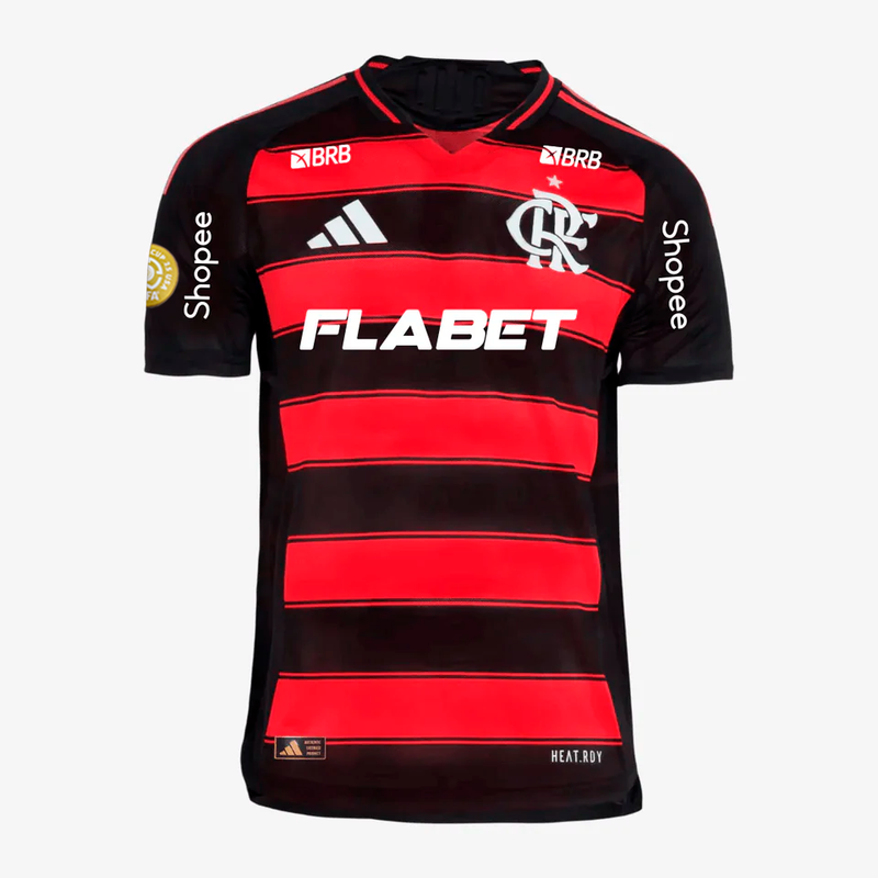 Camisa Adidas Flamengo 2025/26 I Jogador Com Patrocínios