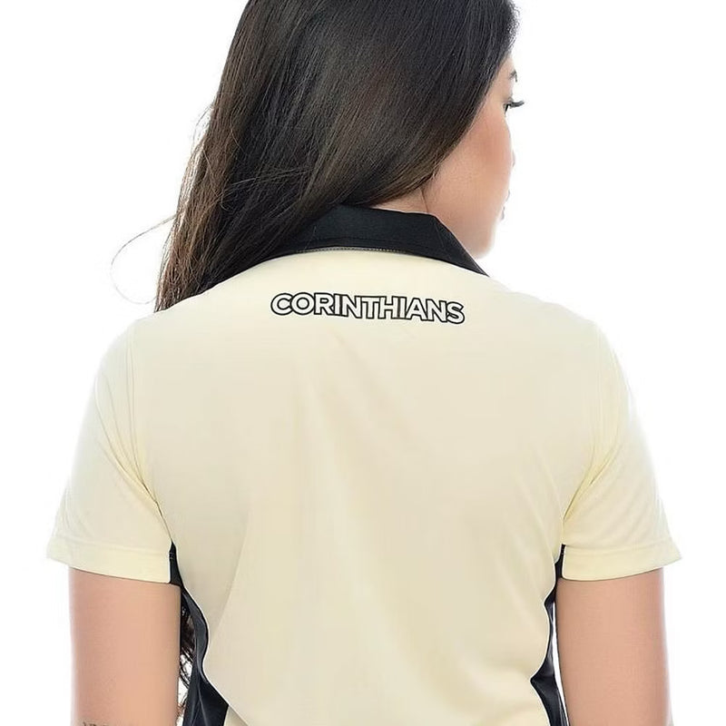 Camisa Polo Corinthians CP Retrô Torcedora Feminina