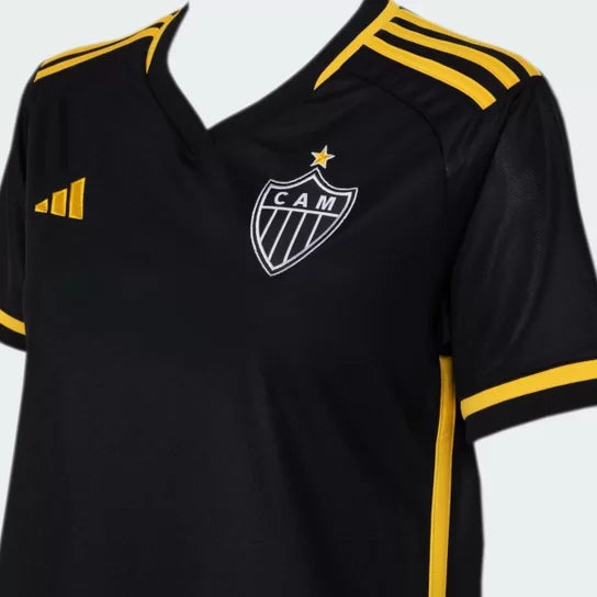 Camisa Atlético Mineiro feminino III 23/24 Adidas - Preto