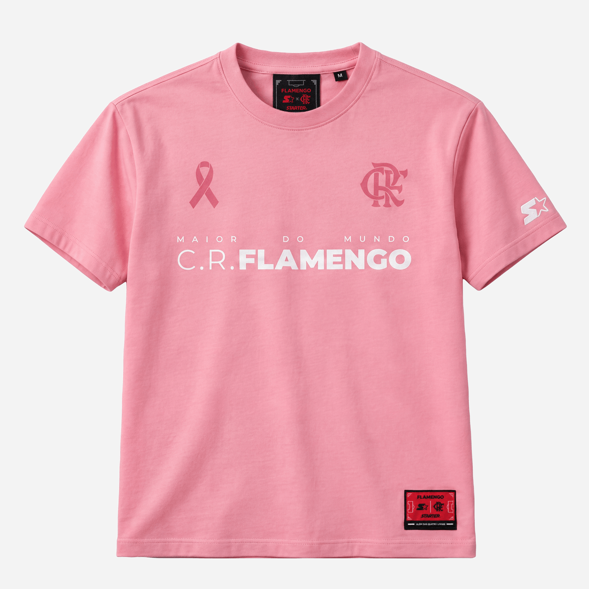 Camisa Flamengo Outubro Rosa 2026 Torcedor - vista frontal