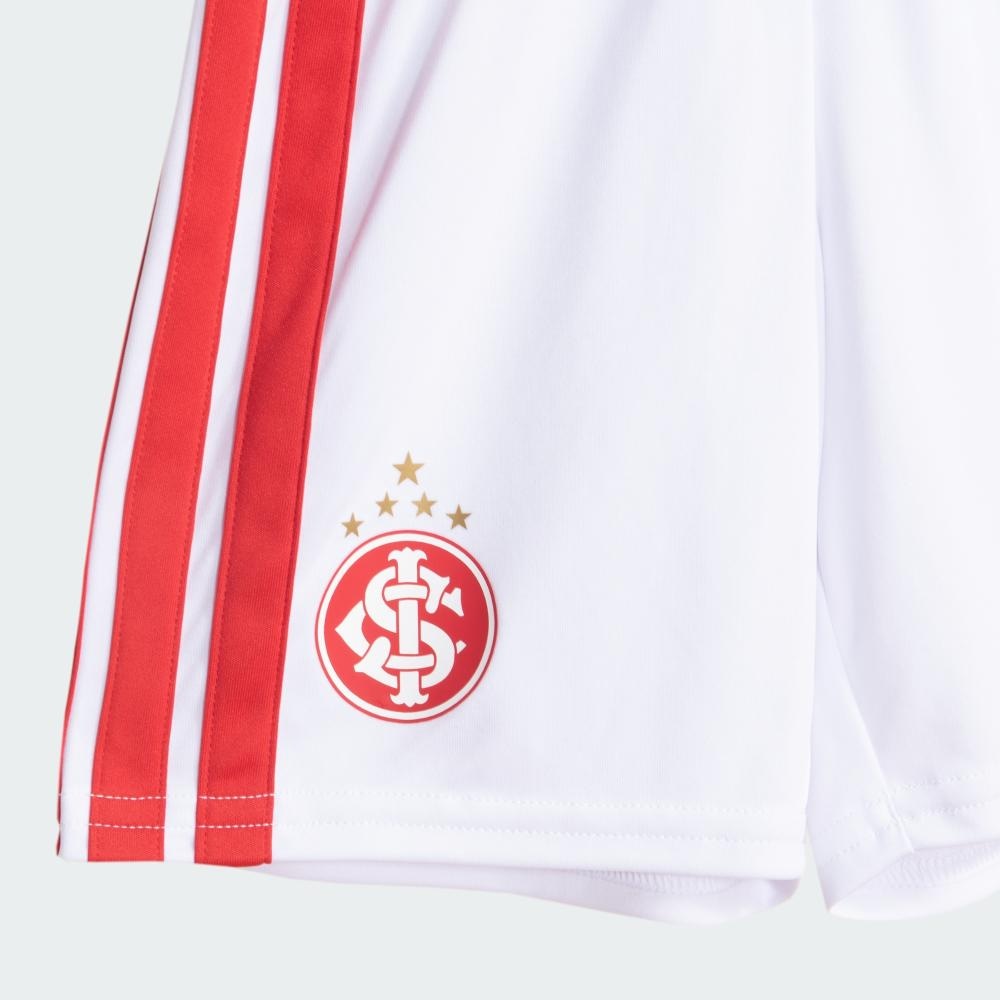 Kit Infantil Internacional I 2026/27 Vermelho Camisa e Shorts - detalhe do shorts