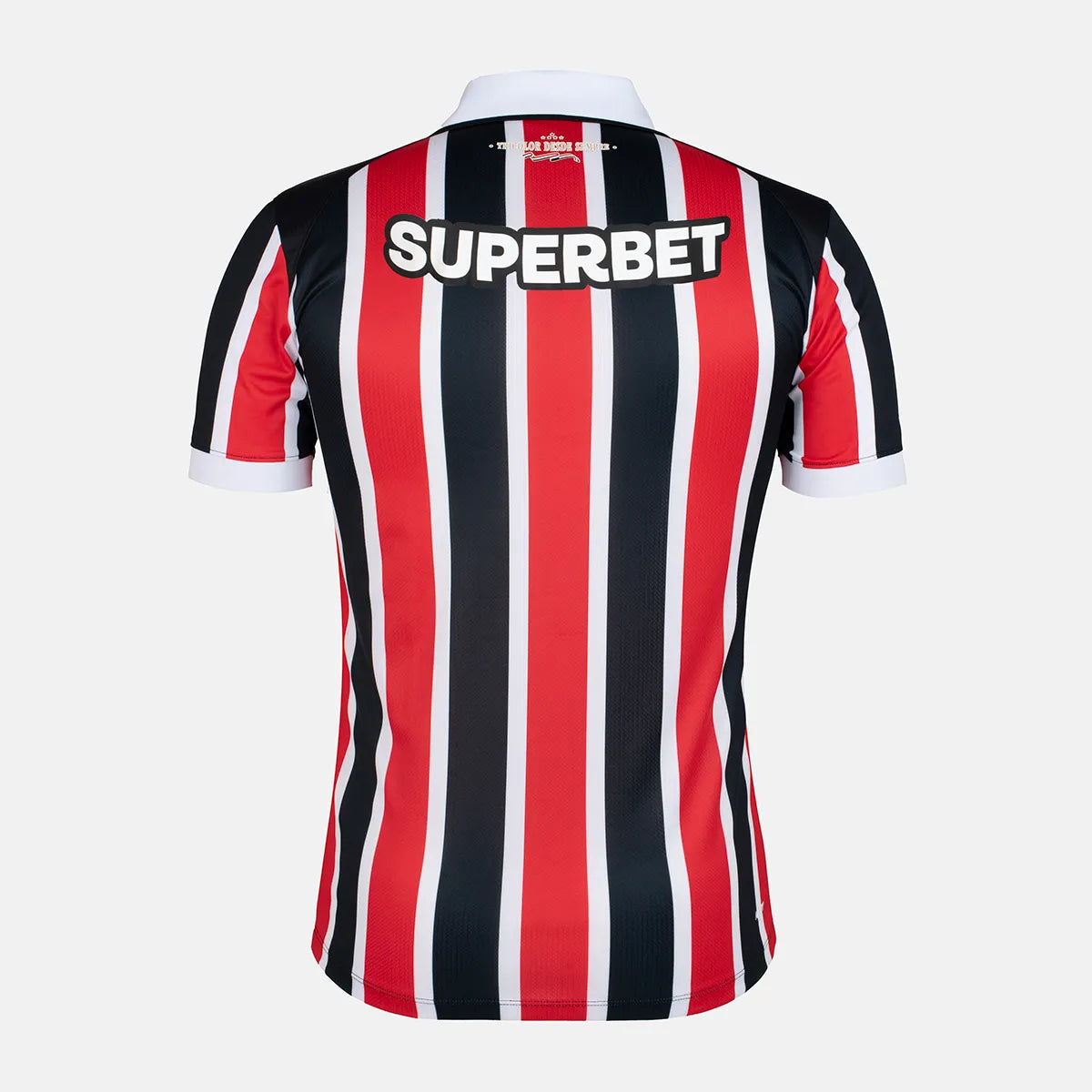 Camisa São Paulo II 2026/27 Tricolor Listrada Jogador - detalhes de acabamento 1
