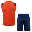 Conjunto Manchester United Treino Regata 24/25 - Laranja