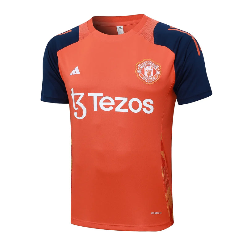 Conjunto Manchester United Treino 24/25 - Laranja