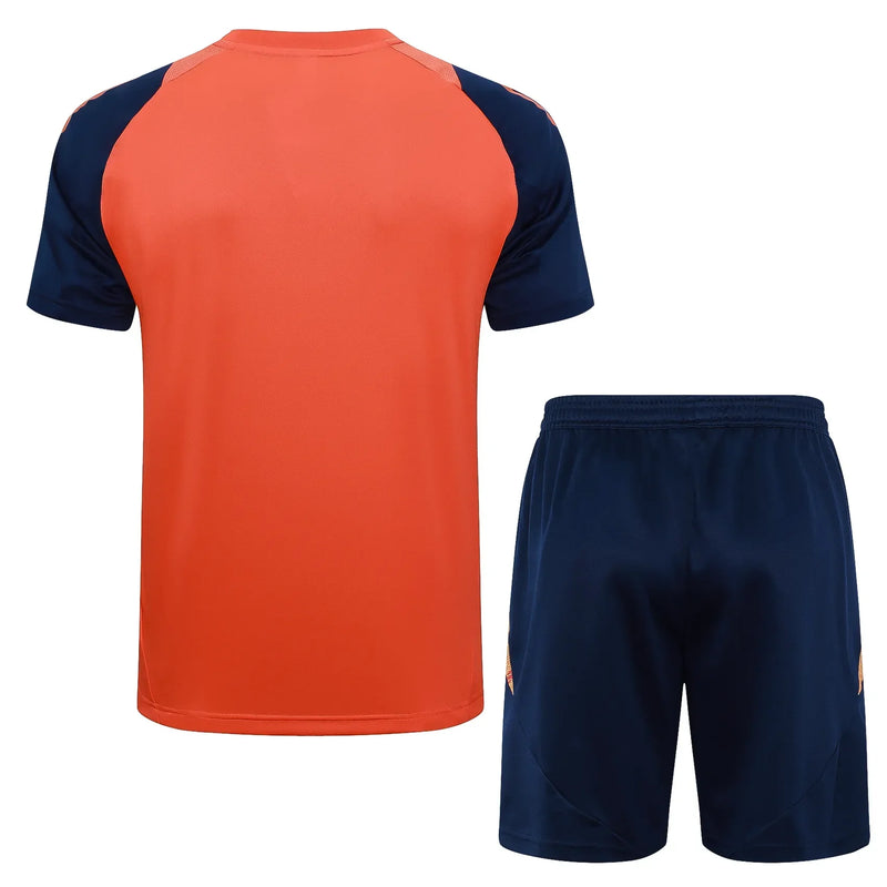Conjunto Manchester United Treino 24/25 - Laranja