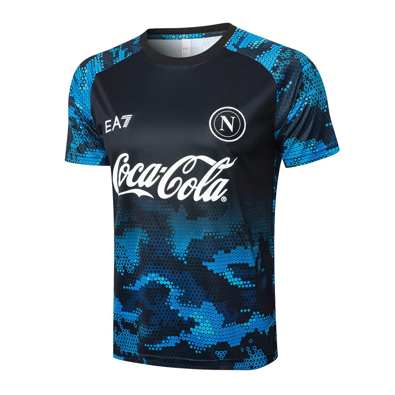 Conjunto Napoli Treino 24/25 - Azul e Preto