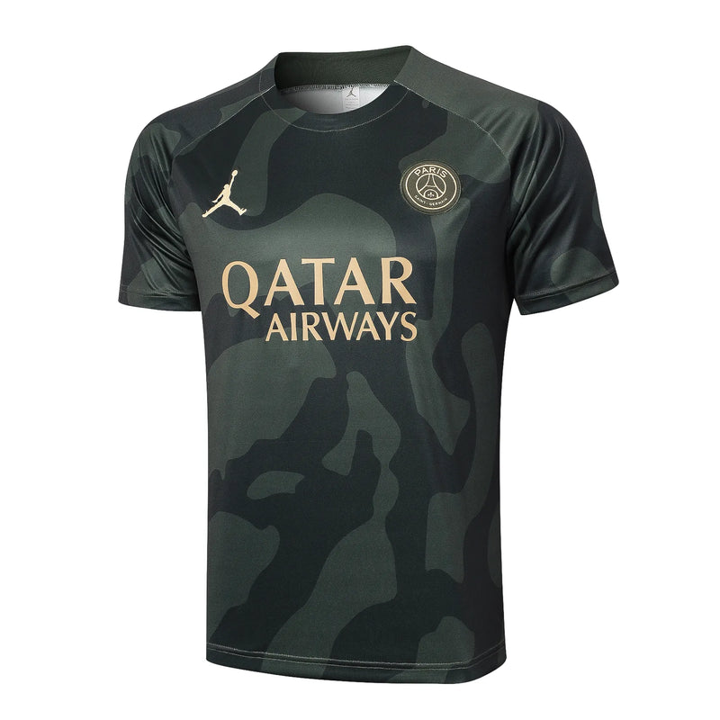 Conjunto PSG Treino 24/25 - Verde e Cinza