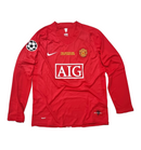 Camiseta Manchester United 2007-2008 Com patchs