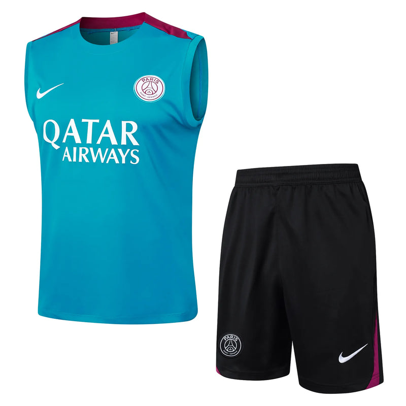 Conjunto PSG Treino Regata 24/25 - Azul