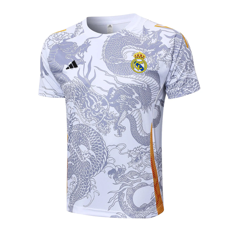 Conjunto Real Madrid Treino 24/25 - Branco Dragão