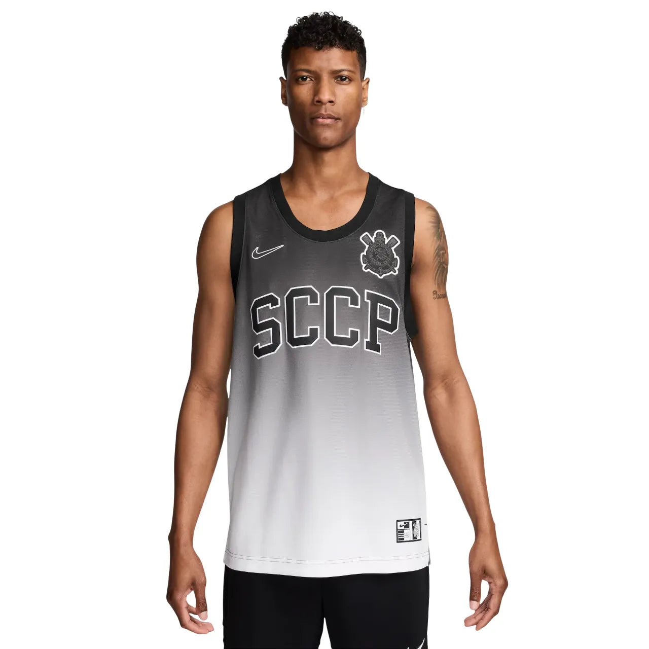 Regata Corinthians DNA 25/26 - Preto e Branco