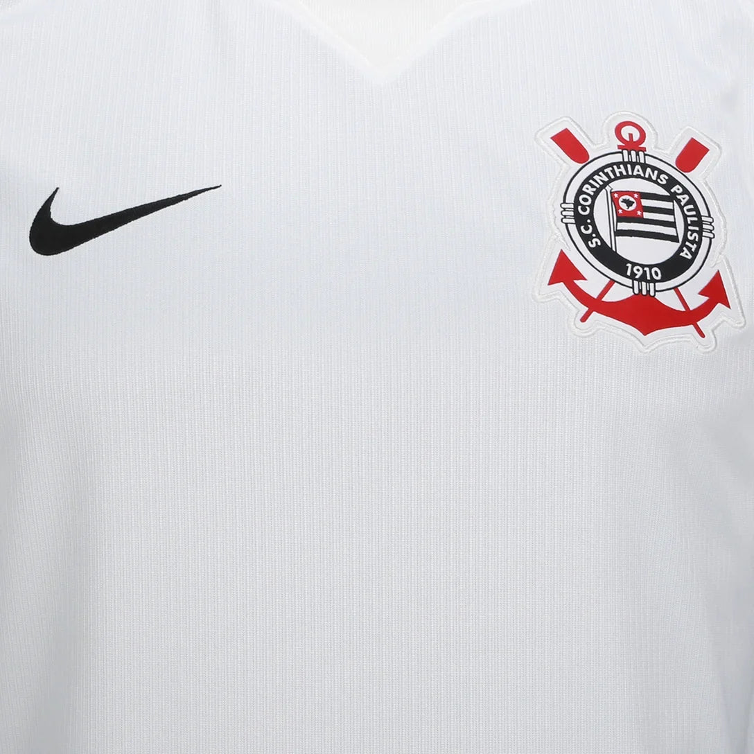 Camisa Corinthians I 2026/27 s/n Torcedor Nike Masculina - Branco