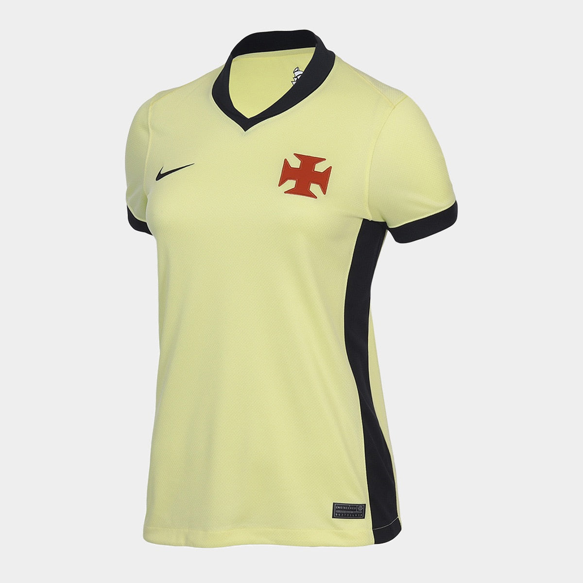 Camisa Vasco III 2026/27 Amarela Feminina Torcedor - vista frontal