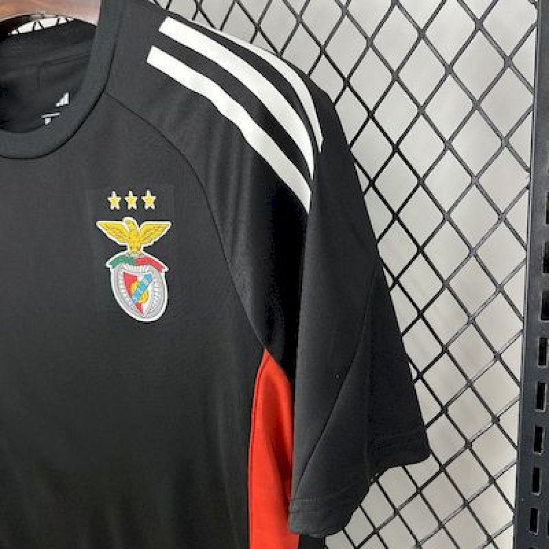 Benfica 2025∕26 Black pre-match training suit Jersey(5CA5)