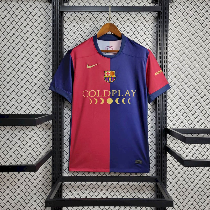 Camisa FC Barcelona 24/25 Local Sponsor Coldplay