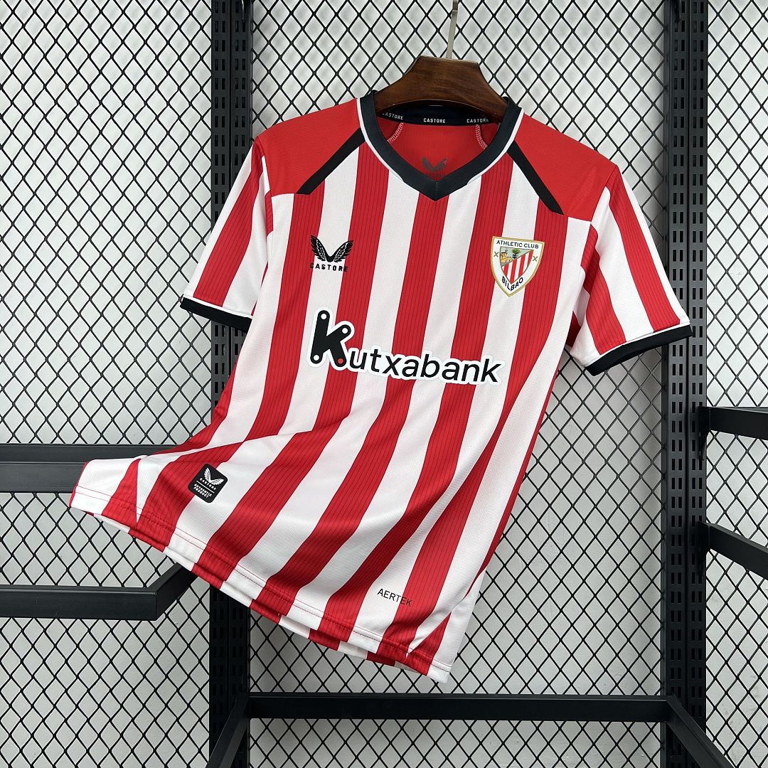 Mens Athletic Bilbao 2026∕27 Home Jersey(3F61)