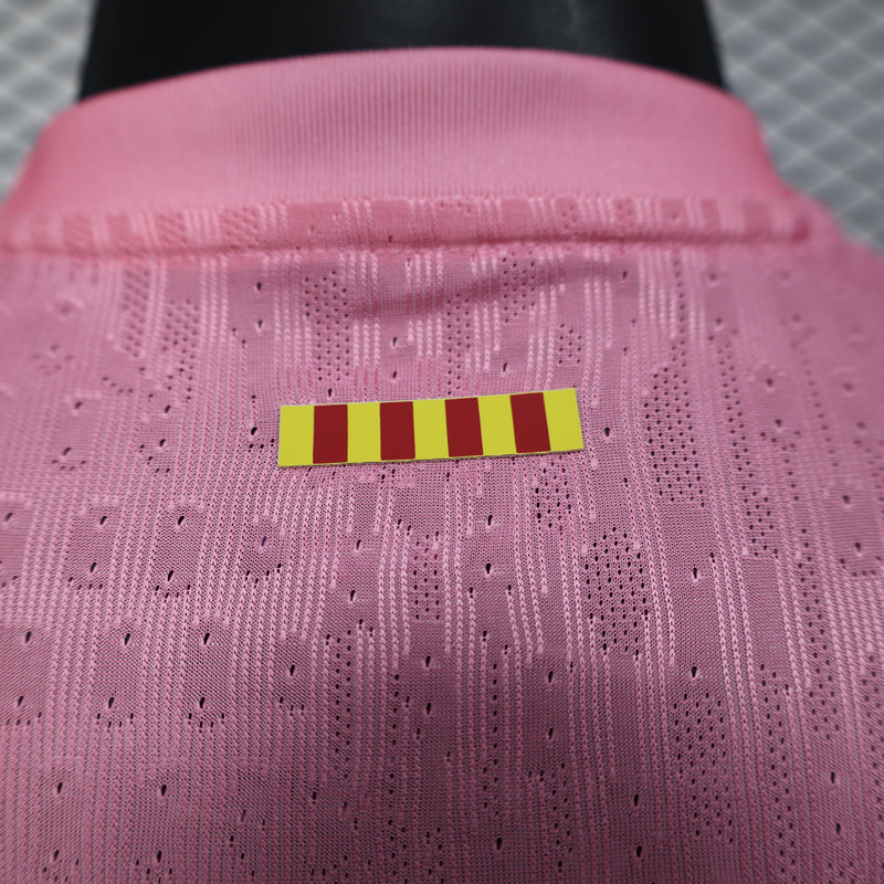 Camisa Barcelona 25/26 Jogador - Rosa