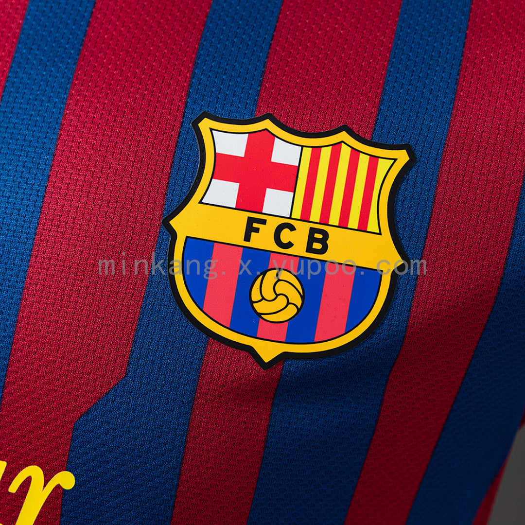 Barcelona 11∕12 Home Player Version Retro Jersey S-3XL(63CC)