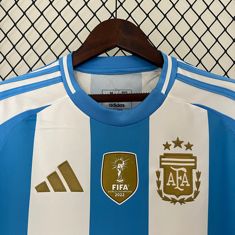 Camisa Seleção da Argentina 24/25 Adidas - Azul e Branca