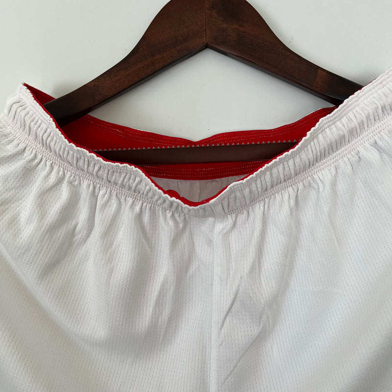 Short Retrô Manchester United  Branco