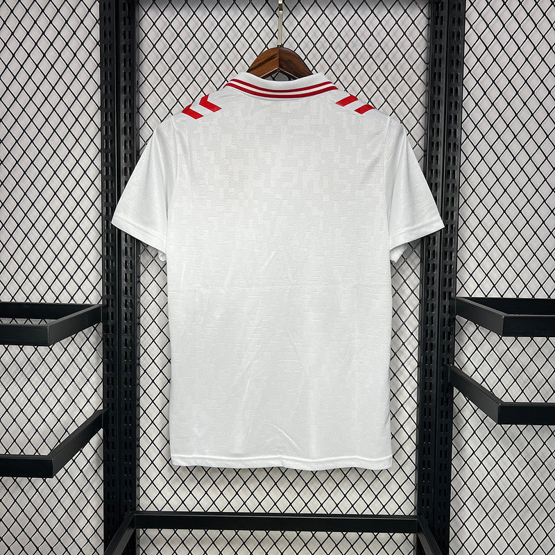 Camisa Seleção Dinamarca 24/25  Away  Branco